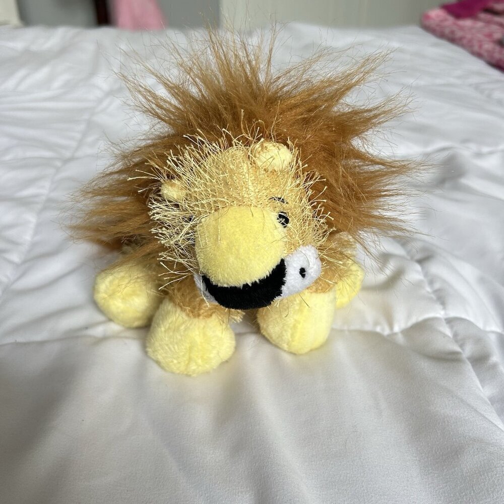 Ganz Webkins Plush Stuffed Animal Lion Yellow HM006 - NO CODE Y2K Retro